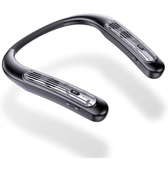 Bluetooth Speaker Bluenin Portable Bluetooth Speakers Wearable Neckband Bluetooth Speakers, Wireless Collar Speaker CVC 8.0 Noise Cancelling 3D Sound Personal Sport Speaker with Mic(Black) Bluetooth Speaker Bluenin Portable Bluetooth Speakers Wearable Neckband Bluetooth Speakers, Wireless Collar Speaker CVC 8.0 Noise Cancelling 3D Sound Personal Sport Speaker with Mic(Black)