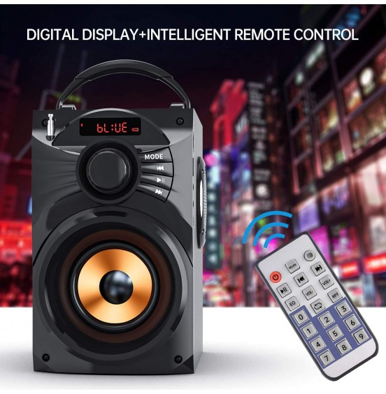 Portable Bluetooth Speaker with Subwoofer Wireless Speakers Outdoor/Indoor Big Speaker Support Remote Control FM Radio TF Card LED Lights MP3 Player Party Speaker for Home Camping iPhone Computer PC Portable Bluetooth Speaker with Subwoofer Wireless Speakers Outdoor/Indoor Big Speaker Support Remote Control FM Radio TF Card LED Lights MP3 Player Party Speaker for Home Camping iPhone Computer PC