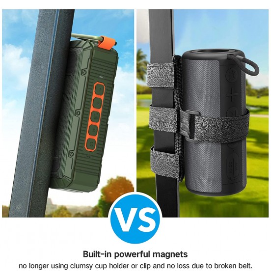 Pro Portable Magnetic Bluetooth Golf Speaker Wireless Waterproof IPX6/Shockproof - 3rd Generation Magnetic Golf Speakers for Golf Cart 20-Hour Playtime Golf Gifts (TWS & SD Card Function) Pro Portable Magnetic Bluetooth Golf Speaker Wireless Waterproof IPX6/Shockproof - 3rd Generation Magnetic Golf Speakers for Golf Cart 20-Hour Playtime Golf Gifts (TWS & SD Card Function)
